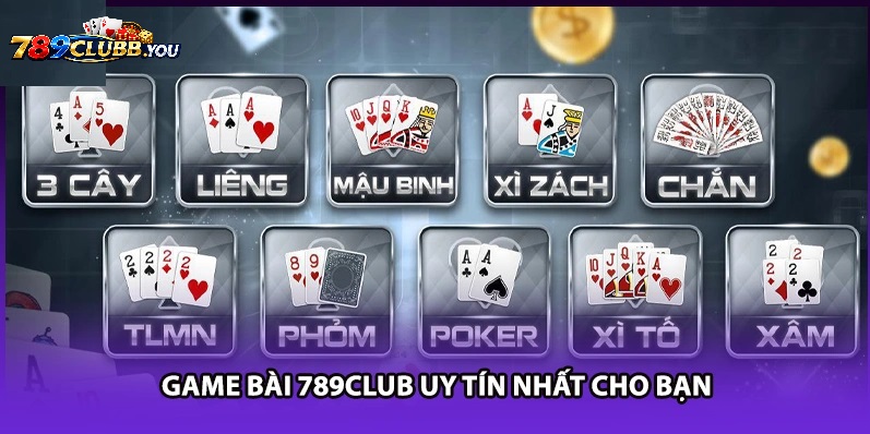 Điểm Mặt Các Tựa Game Bài Hot Nhất Tại 789Club