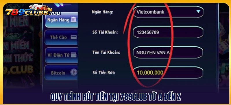 Hướng Dẫn Chi Tiết Các Phương Thức Rút Tiền 789Club